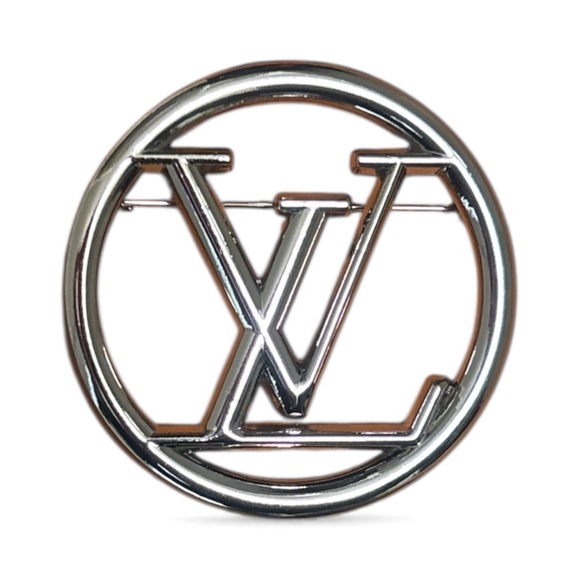 Louis Vuitton Jewelry - Louis Vuitton Silver Metal Logo Pin